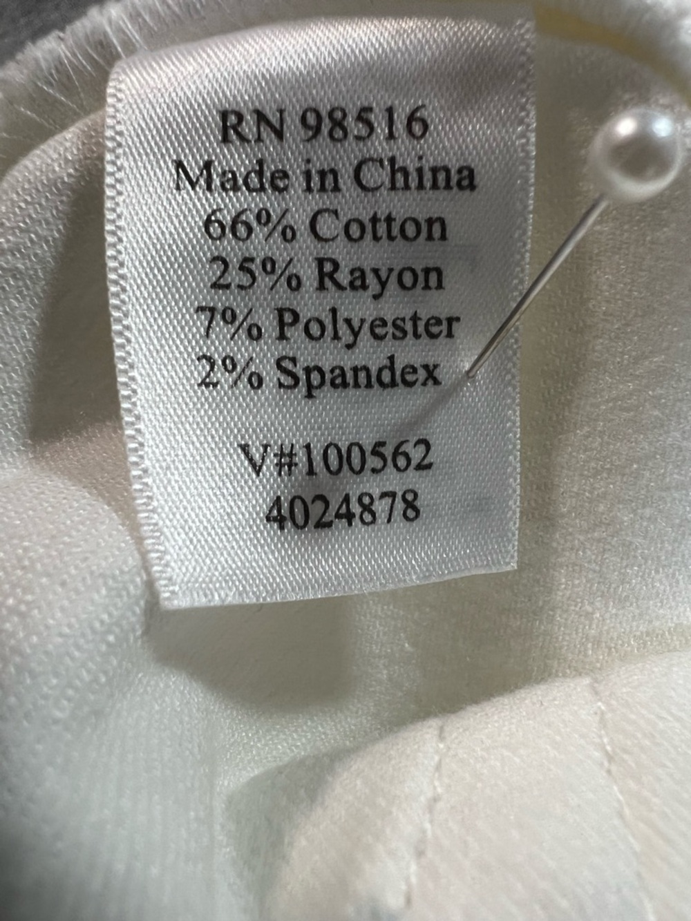 NWT Coldwater Creek Off White Natural Fit Slim Ankle Jeans Women Size 16 Stretch - Picture 11 of 12